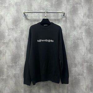 🚩steal authentic Balenciaga Black Men's Sweater